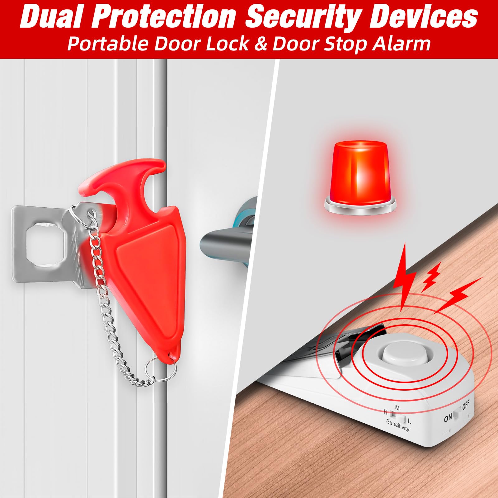 Portable Door Stop Alarm Trave - Door Stop Alarm review and price