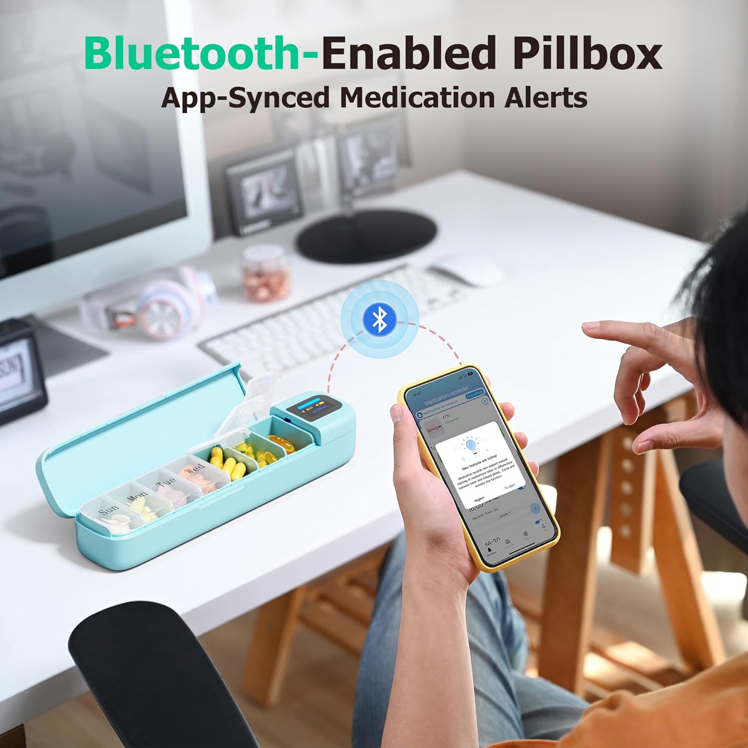 Smart Pill Organizer with Alar - Medicine Cabinet Lock review and price