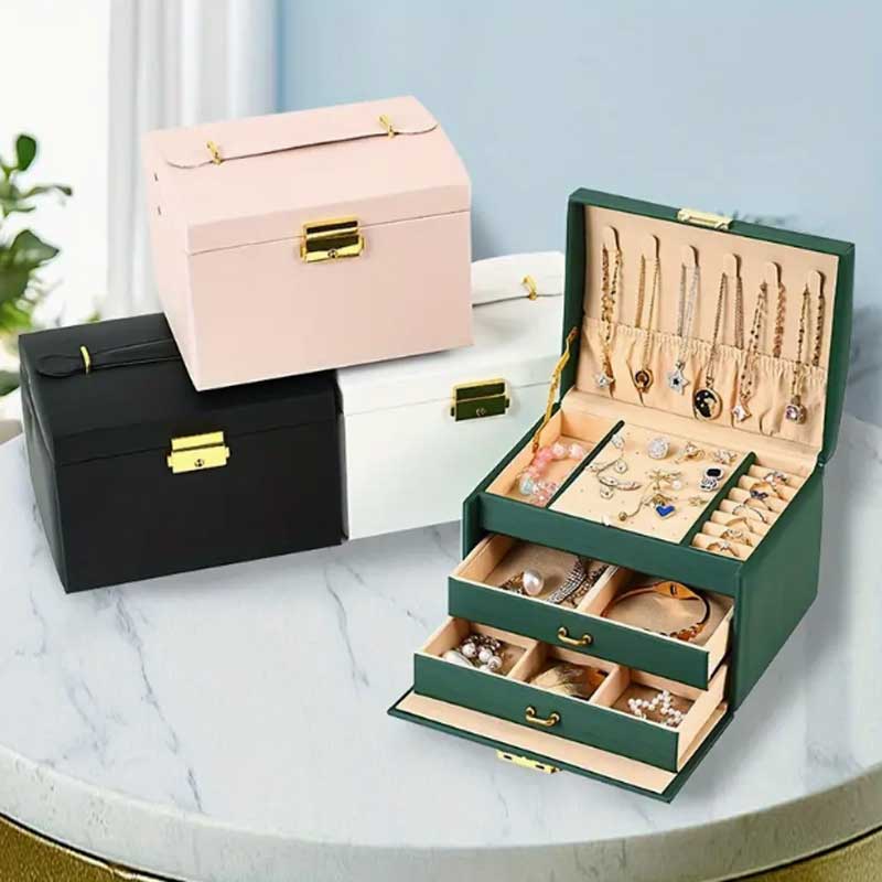 Three Drawer Handheld Jeweller - Lockbox Key Secure review and price