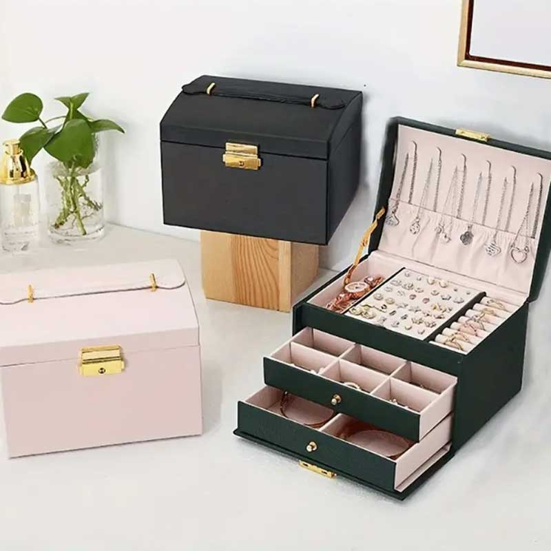 Three Drawer Handheld Jeweller - Lockbox Key Secure review and price
