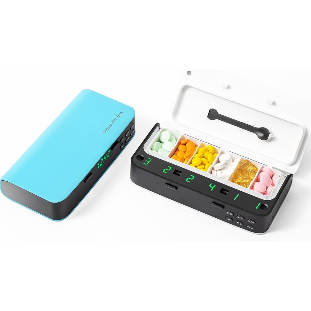 Pill Dispenser with Alarm Dail - Medicine Cabinet Lock review and price