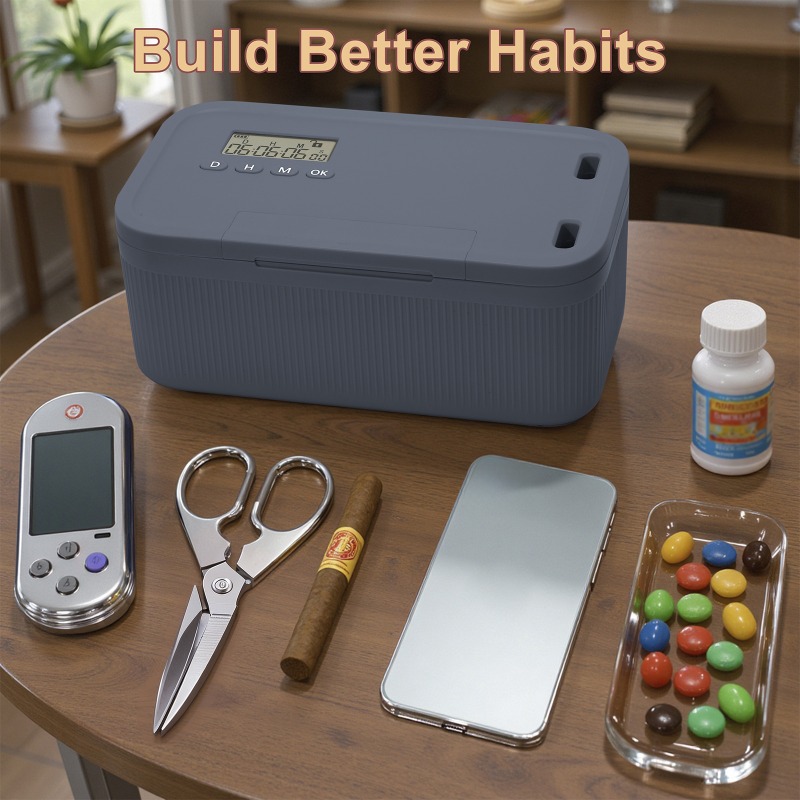 Lock Box with Timer Phone Lock - Medicine Cabinet Lock review and price