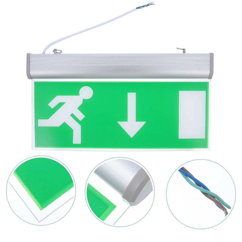 110-240V Commercial LED Emerge - Emergency Exit Sign review and price