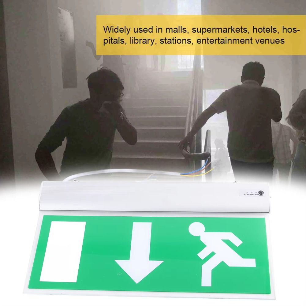 110-240V Commercial LED Emerge - Emergency Exit Sign review and price