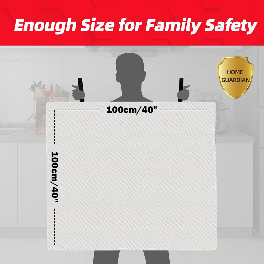 Fire Blanket 2 Pack 2*2m/1.5*1 - Fire Blanket Kitchen review and price