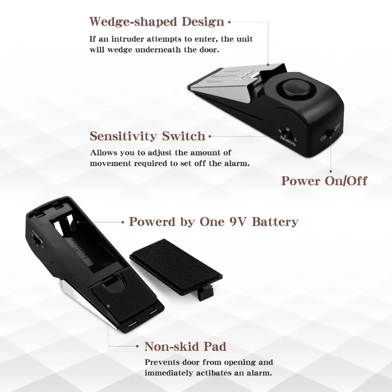 ZEXEF mini security protection - Door Stop Alarm review and price