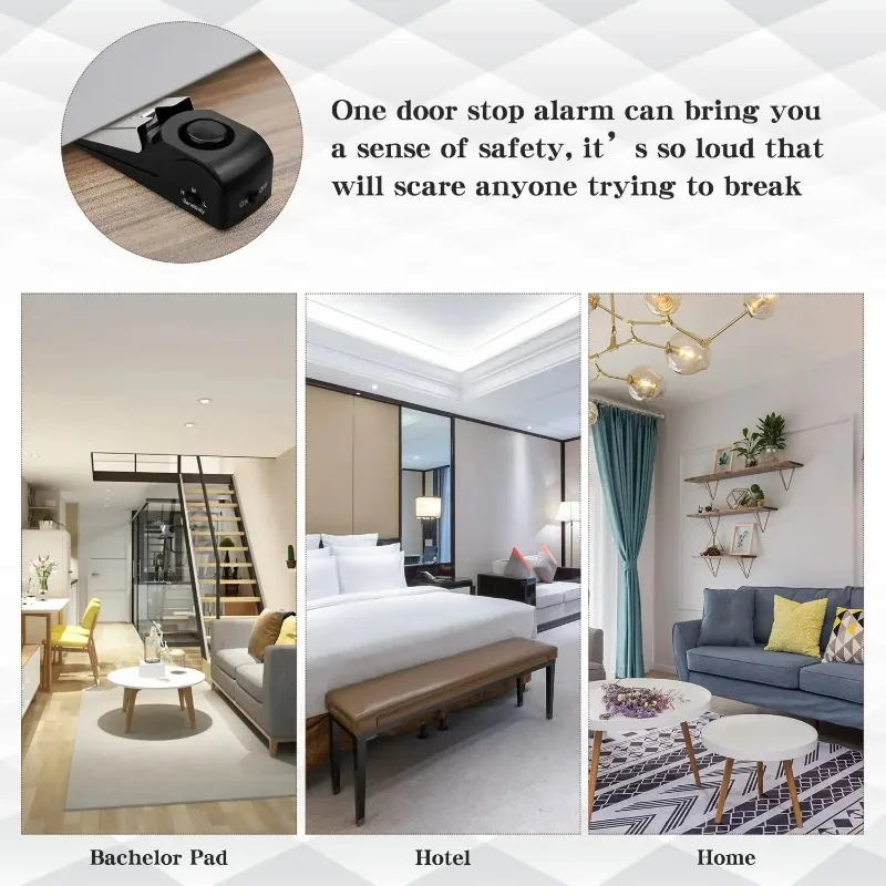 ZEXEF mini security protection - Door Stop Alarm review and price