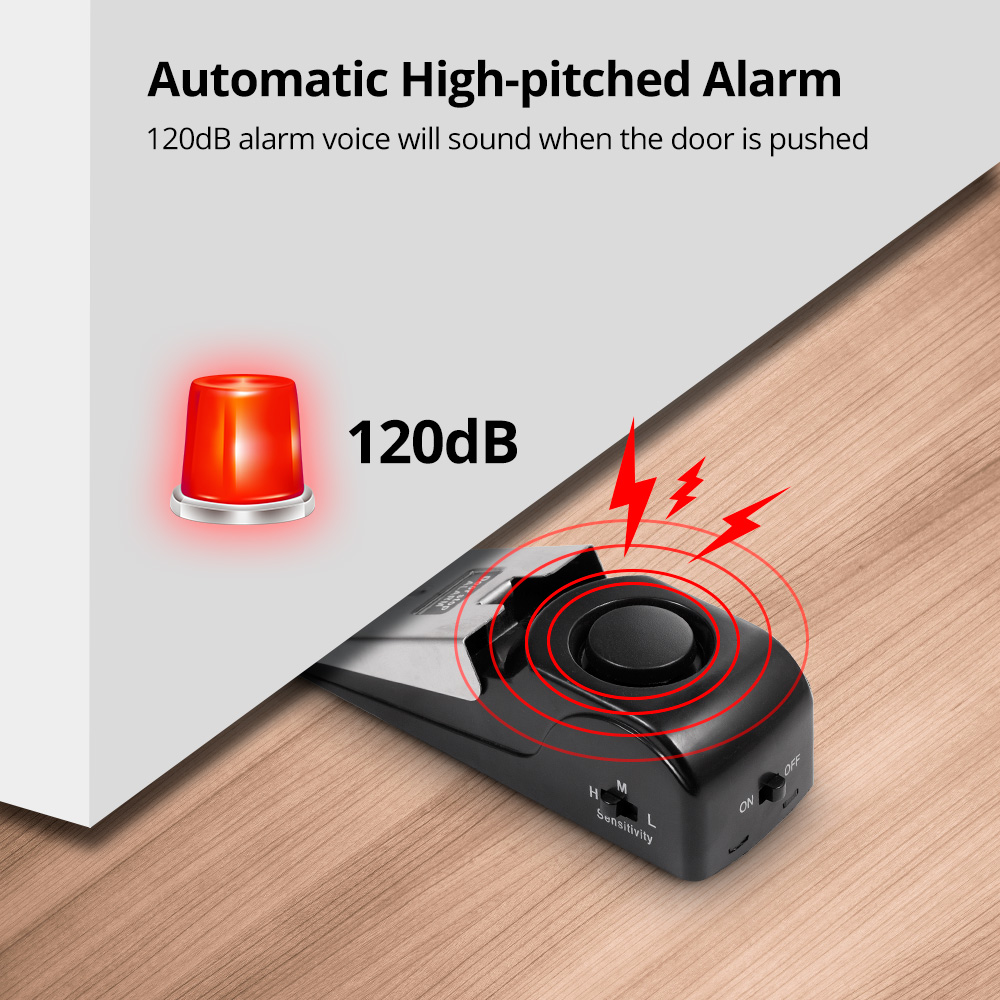 2pcs Door Stop Alarm for Home  - Door Stop Alarm review and price