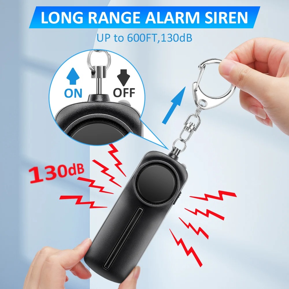 Self Defense Alarm 130dB Ultra - Personal Alarm Keychain review and price