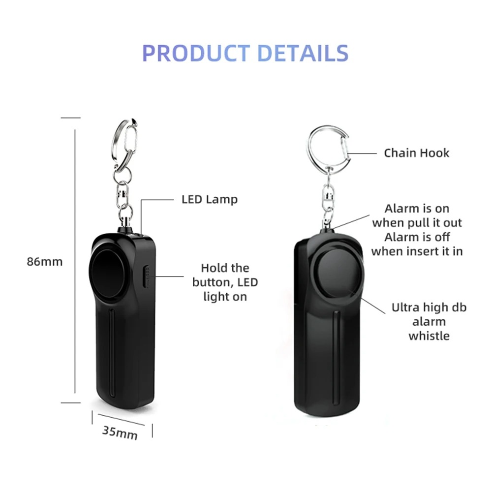 Self Defense Alarm 130dB Ultra - Personal Alarm Keychain review and price