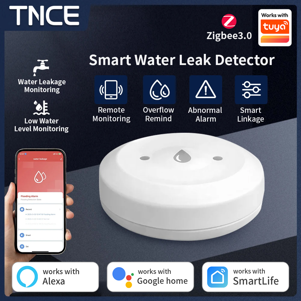TNCE ZigBee3.0 Tuya Smart Wate - Water Alarm Sensor review and price