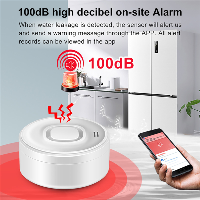 Smart WIFI Water Leak Detector - Water Alarm Sensor review and price