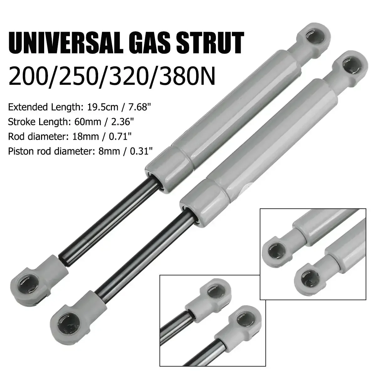 200-380N 195mm 8mm for RV Bed  - Window Lock Bar review and price