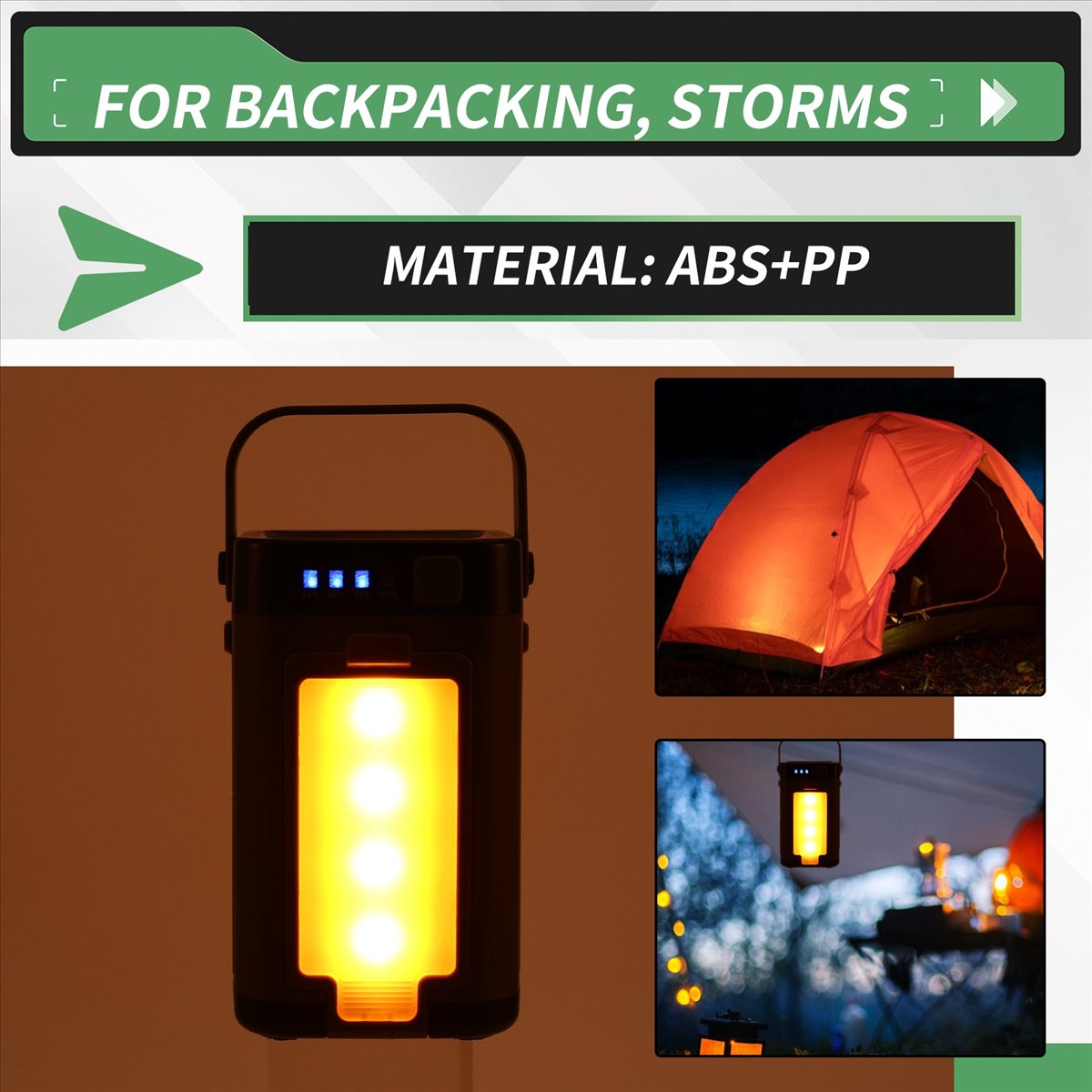 X08A Foldable LED Camping Lant - Power Outage Light review and price