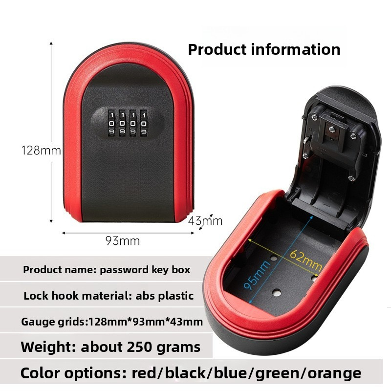 Plastic Key Box with Password  - Lockbox Key Secure review and price