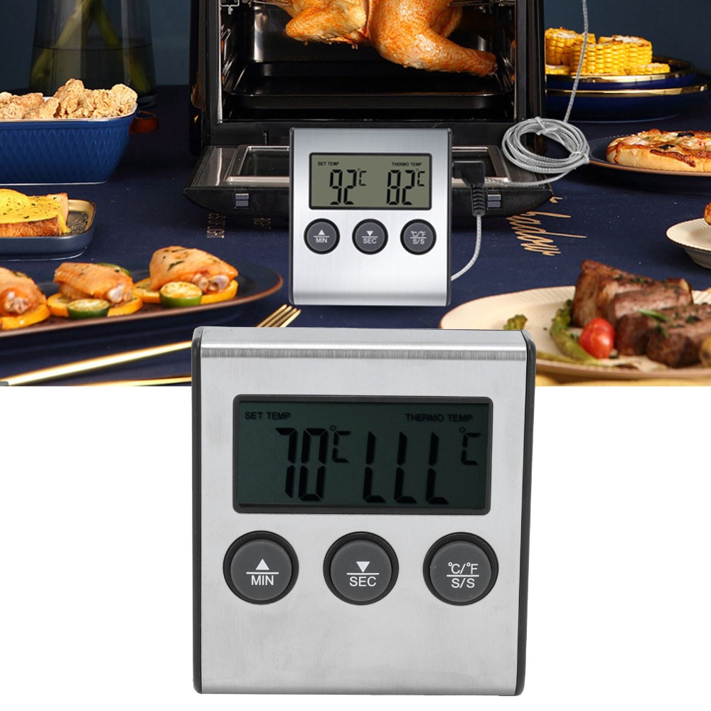 Silver Digital BBQ Meat Thermo - Pool Alarm Float review and price