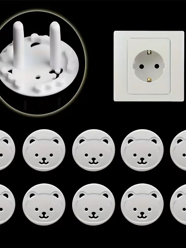 15pcs Bear EU Power Socket Ele - Outlet Cover Baby review and price