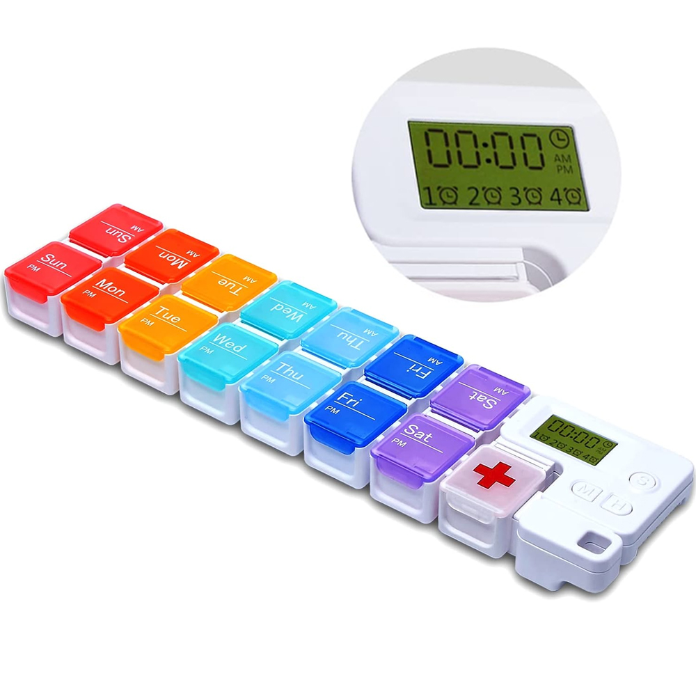 7-Day Pill Organizer with Medi - Medicine Cabinet Lock review and price